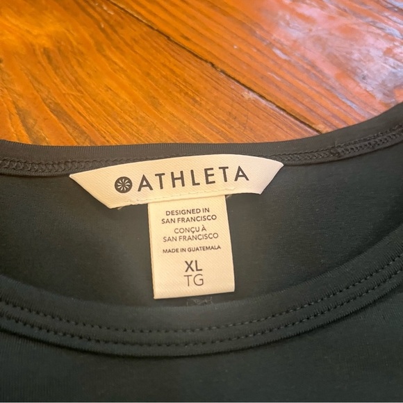 Athleta Women’s NEW Essential Top Long Sleeve Green Cypress XL Lightweight - Picture 4 of 16